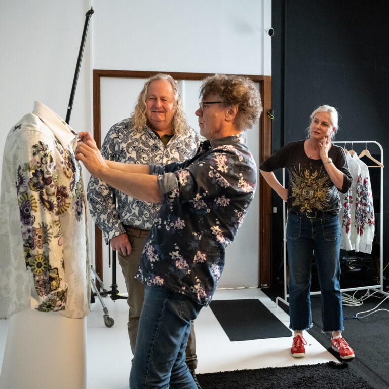 Simon Vaughan shoots ghost mannequins in the Pro Studio