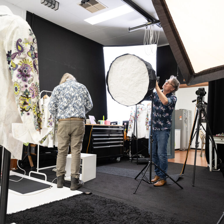 Simon Vaughan shoots ghost mannequins in the Pro Studio