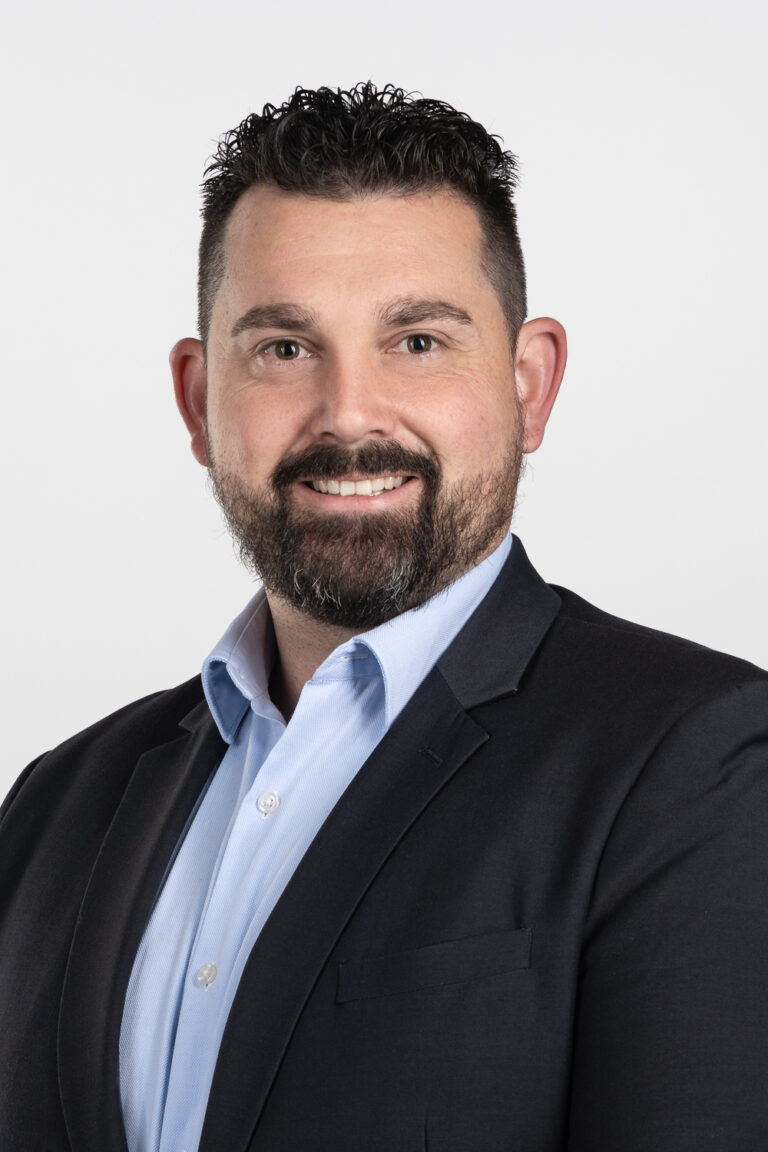 Corporate Headshot of a businessman on a white background