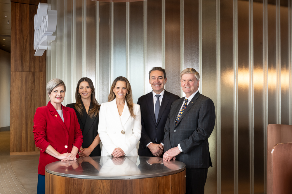 corporate group shot on location