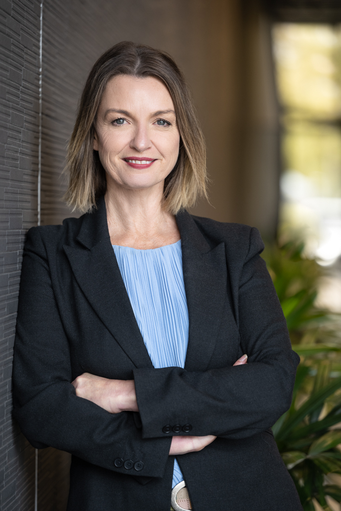 corporate headshot on location