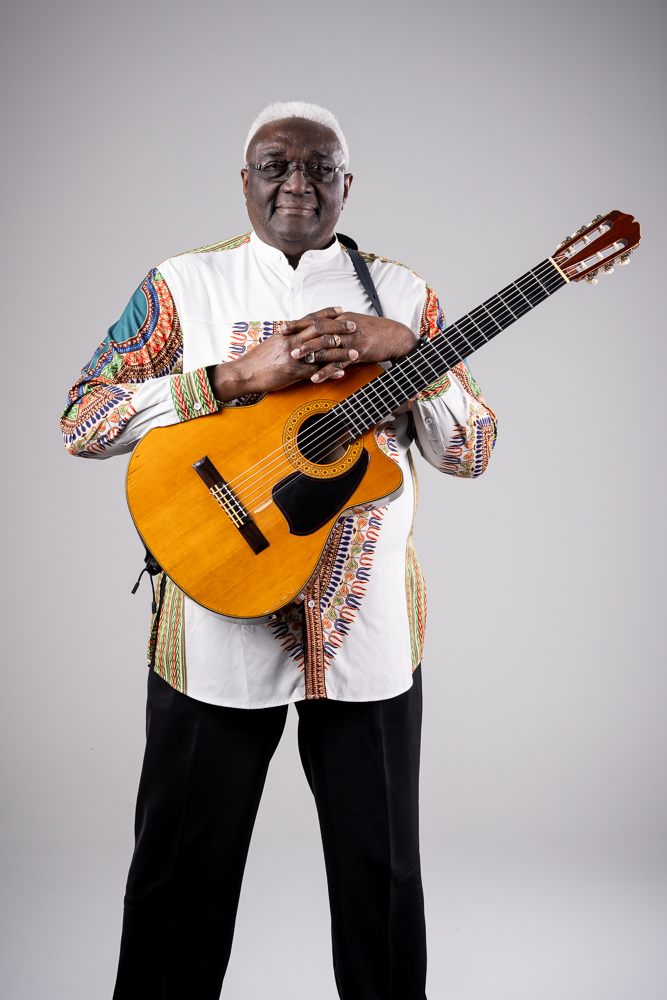 Musician with a guitar