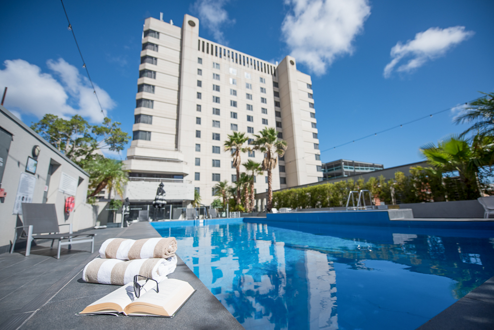 Hotel Grand Chancellor pool area by Sam Oster