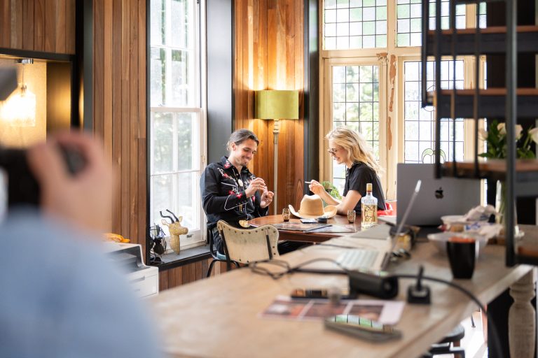 Midwest Trader shoot at watermark Crossing with photographer Shaun Li